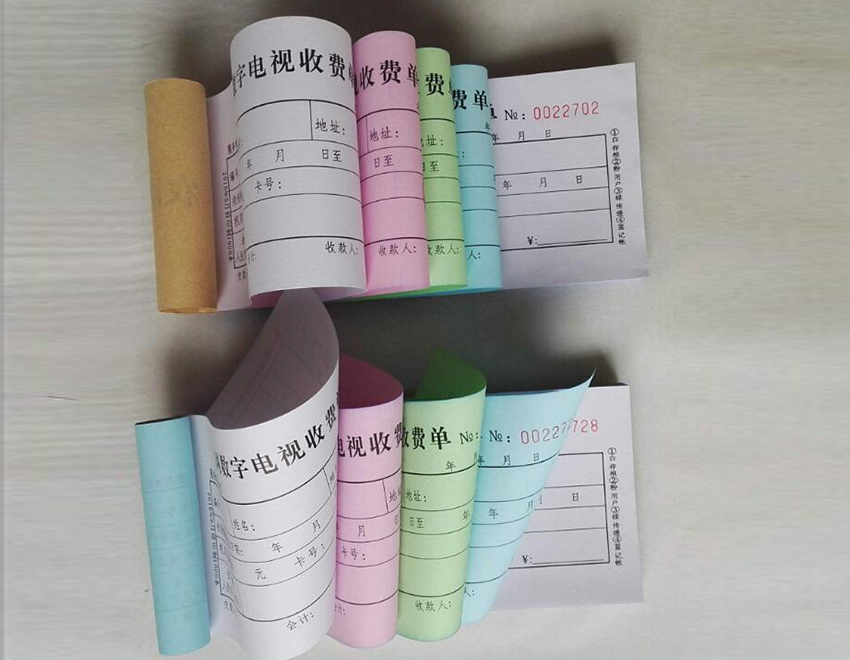 山東不同樣式表格印刷